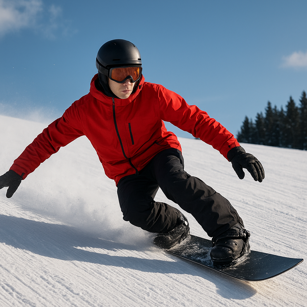 Jak nauczyć się hamować i skręcać na snowboardzie