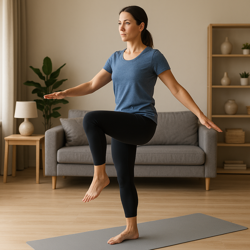 Jak trenować równowagę poza stokiem – ćwiczenia domowe