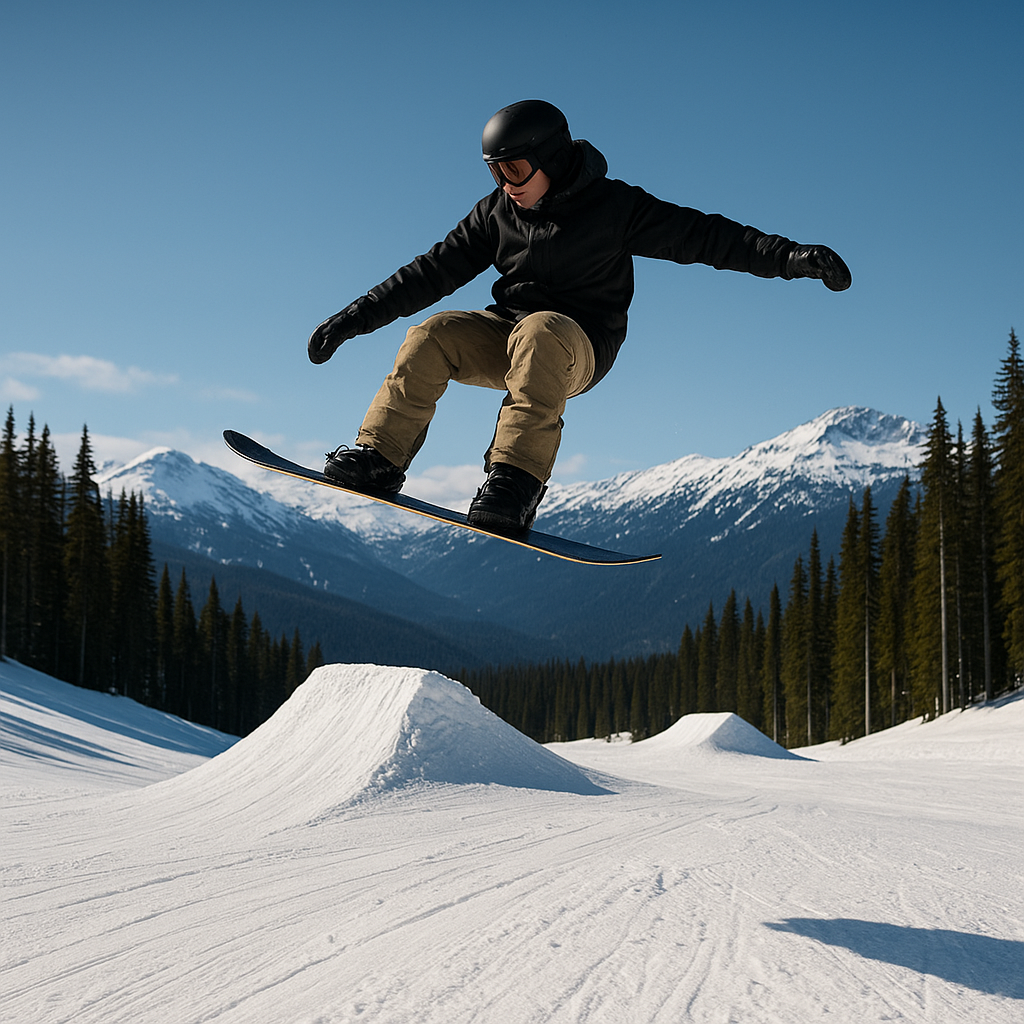 Jak trenować skoki na kickerach w snowparku