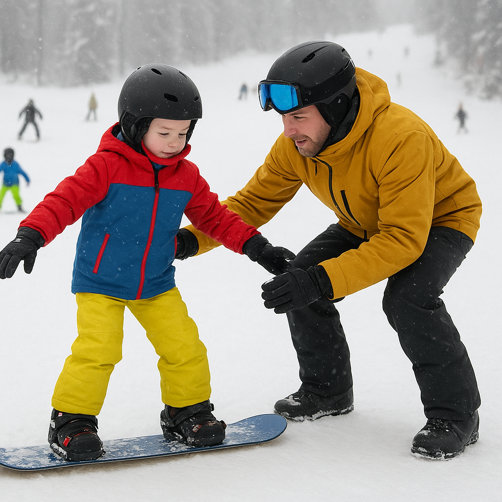Jak wygląda nauka snowboardu dla dzieci