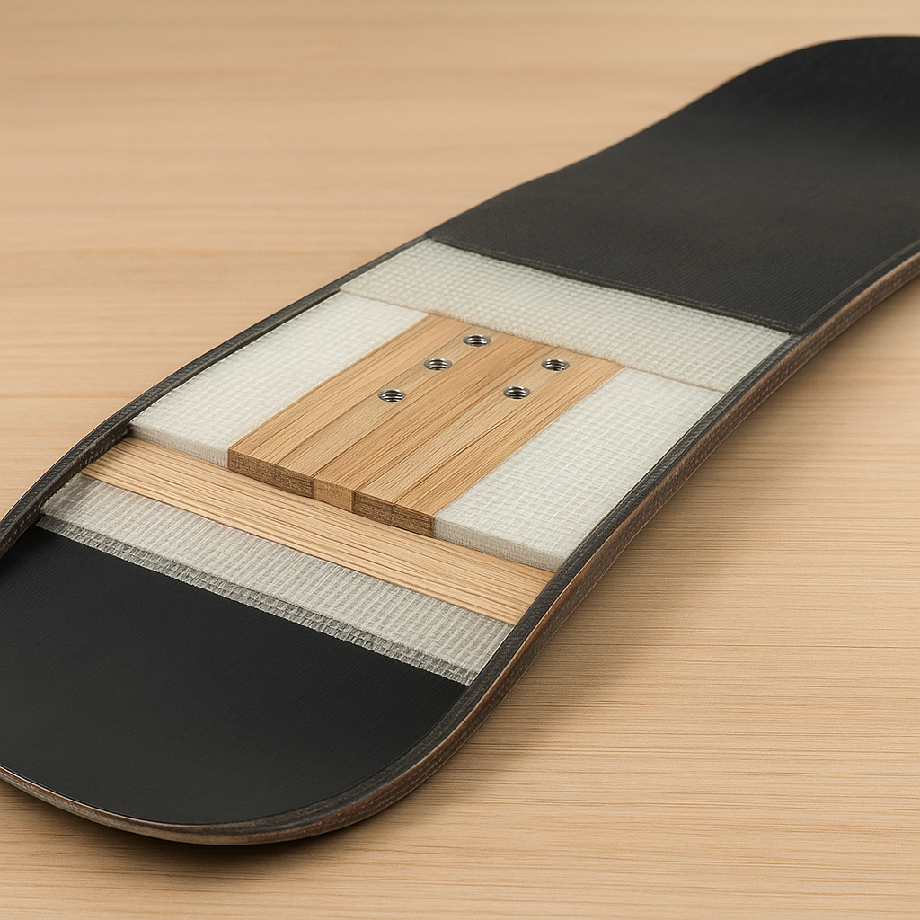 Jak działa konstrukcja snowboardu – budowa deski od środka