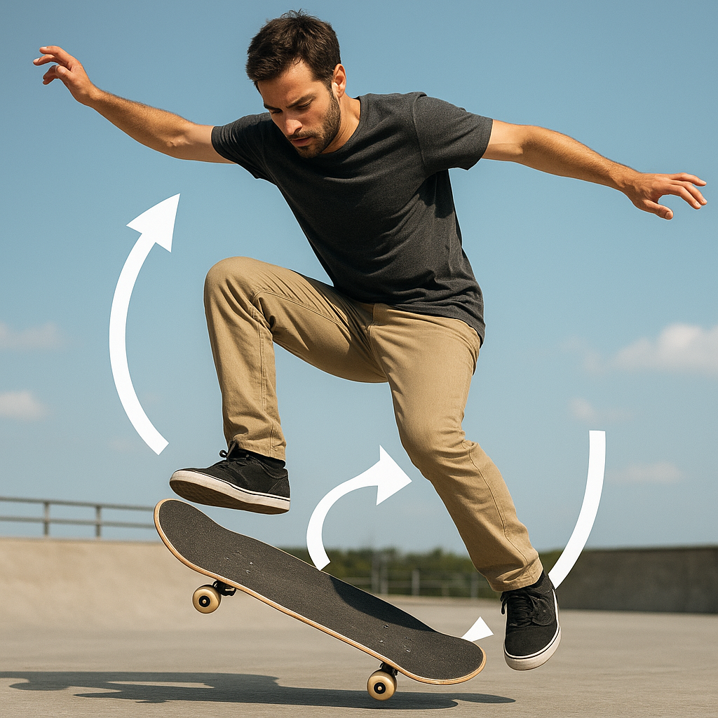 Jakie są podstawy rotacji i lądowań przy trikach