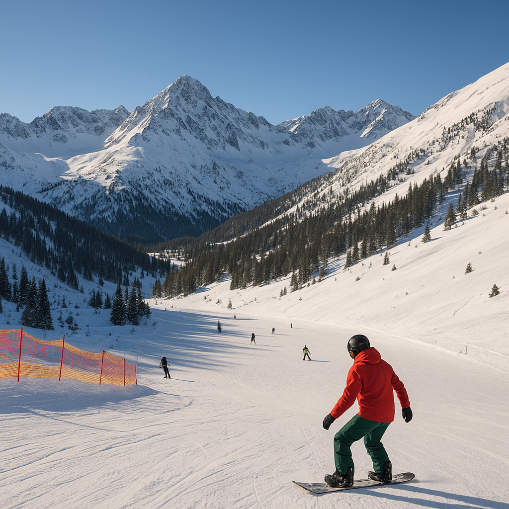 Najlepsze stoki dla początkujących snowboardzistów w Tatrach