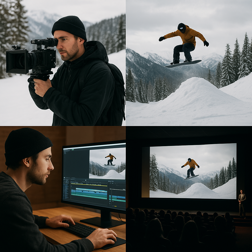 Jak powstają filmy snowboardowe – od planu po premierę