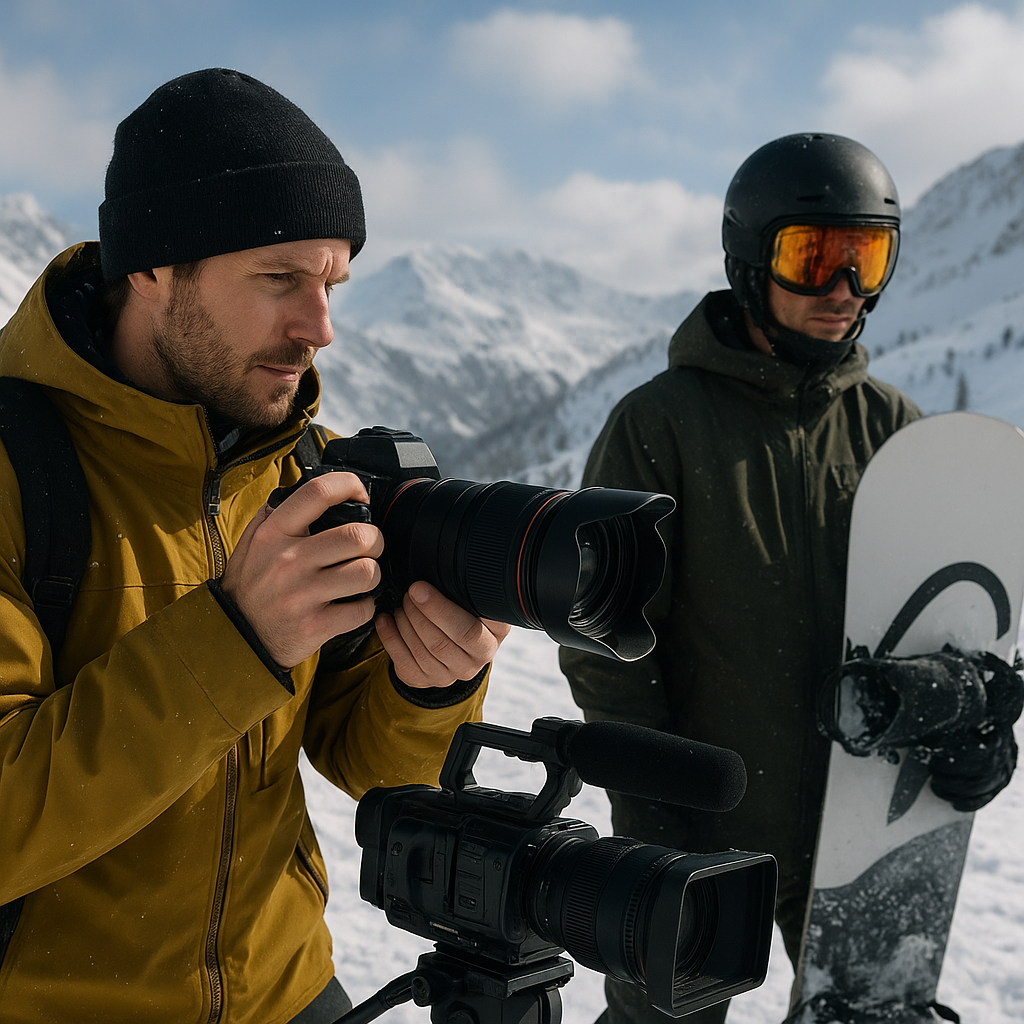 Jak wygląda dzień snowboardowego fotografa lub filmowca