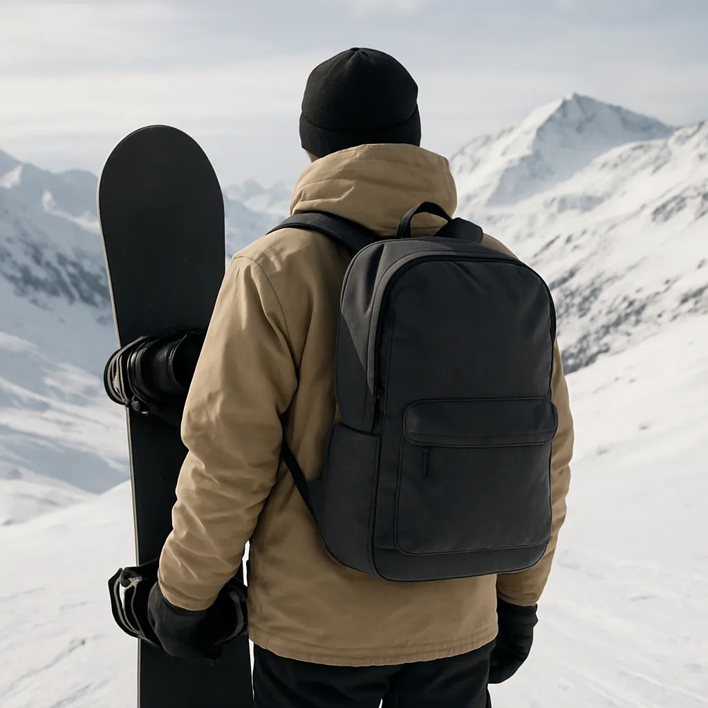 Jak wygląda snowboardowy minimalizm – życie z plecakiem i deską