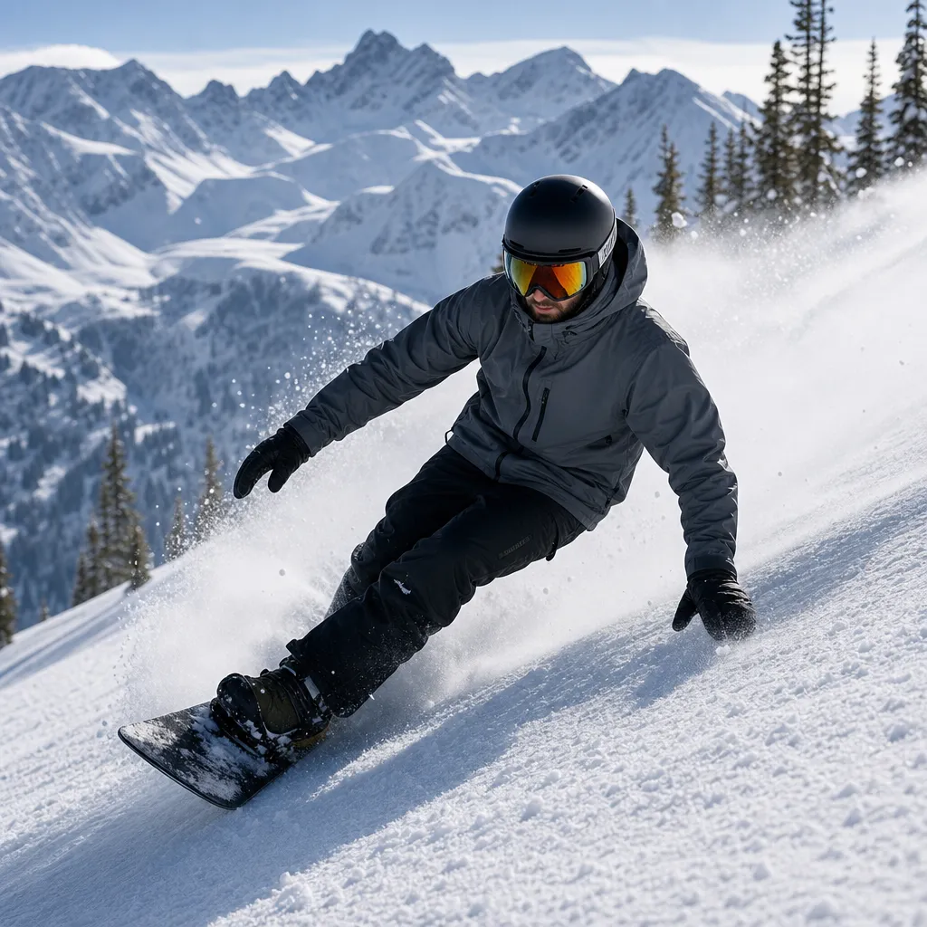 Kurtka snowboardowa męska