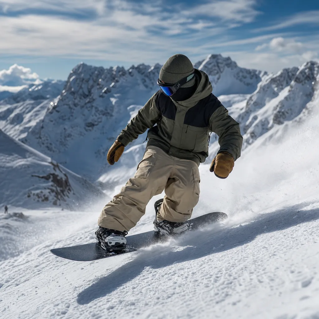 Spodnie snowboardowe baggy
