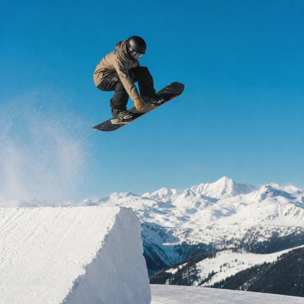 Snowboard big air
