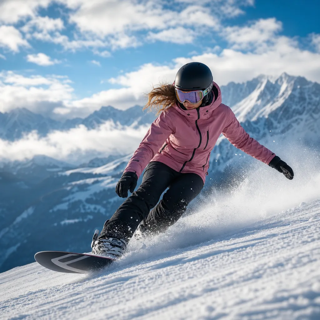 Kurtka snowboardowa damska