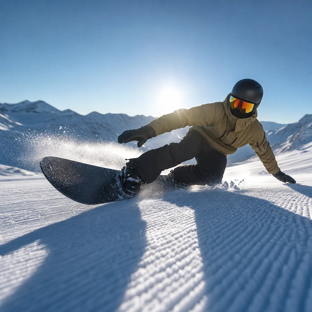 Sidecut deski snowboardowej