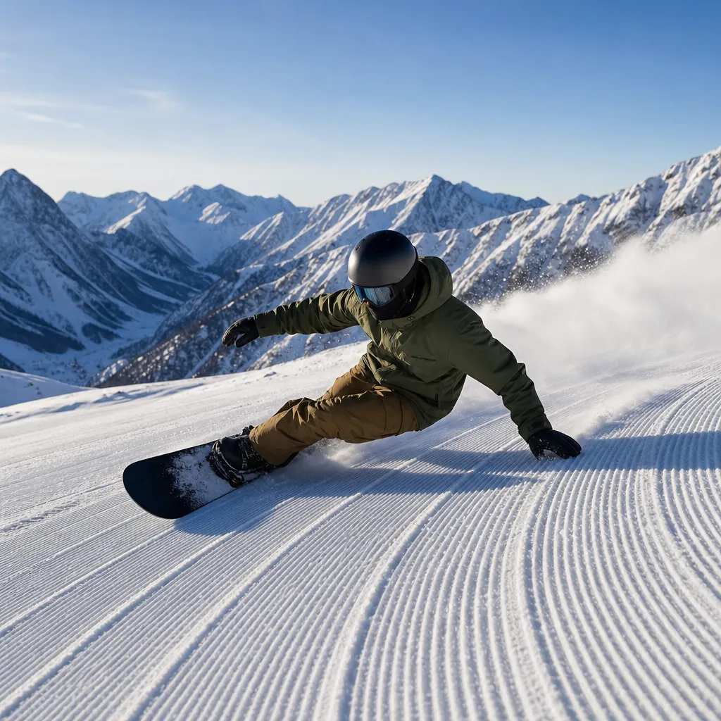 Promień skrętu deski snowboardowej