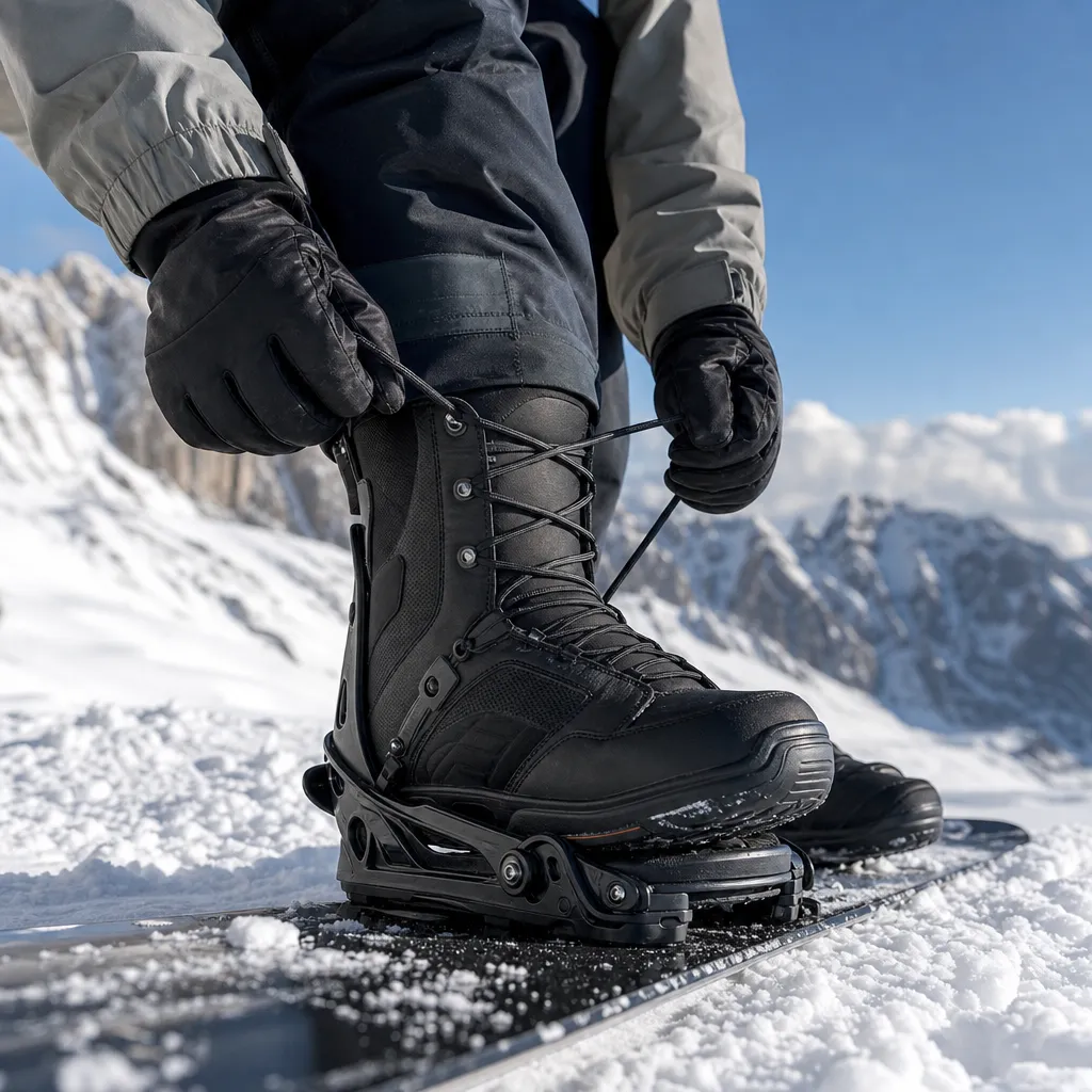 Buty snowboardowe sznurowane