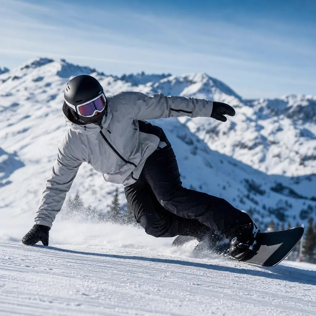 Efektywna krawędź deski snowboardowej
